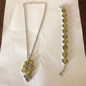 Lia Sophia Necklace and Bracelet